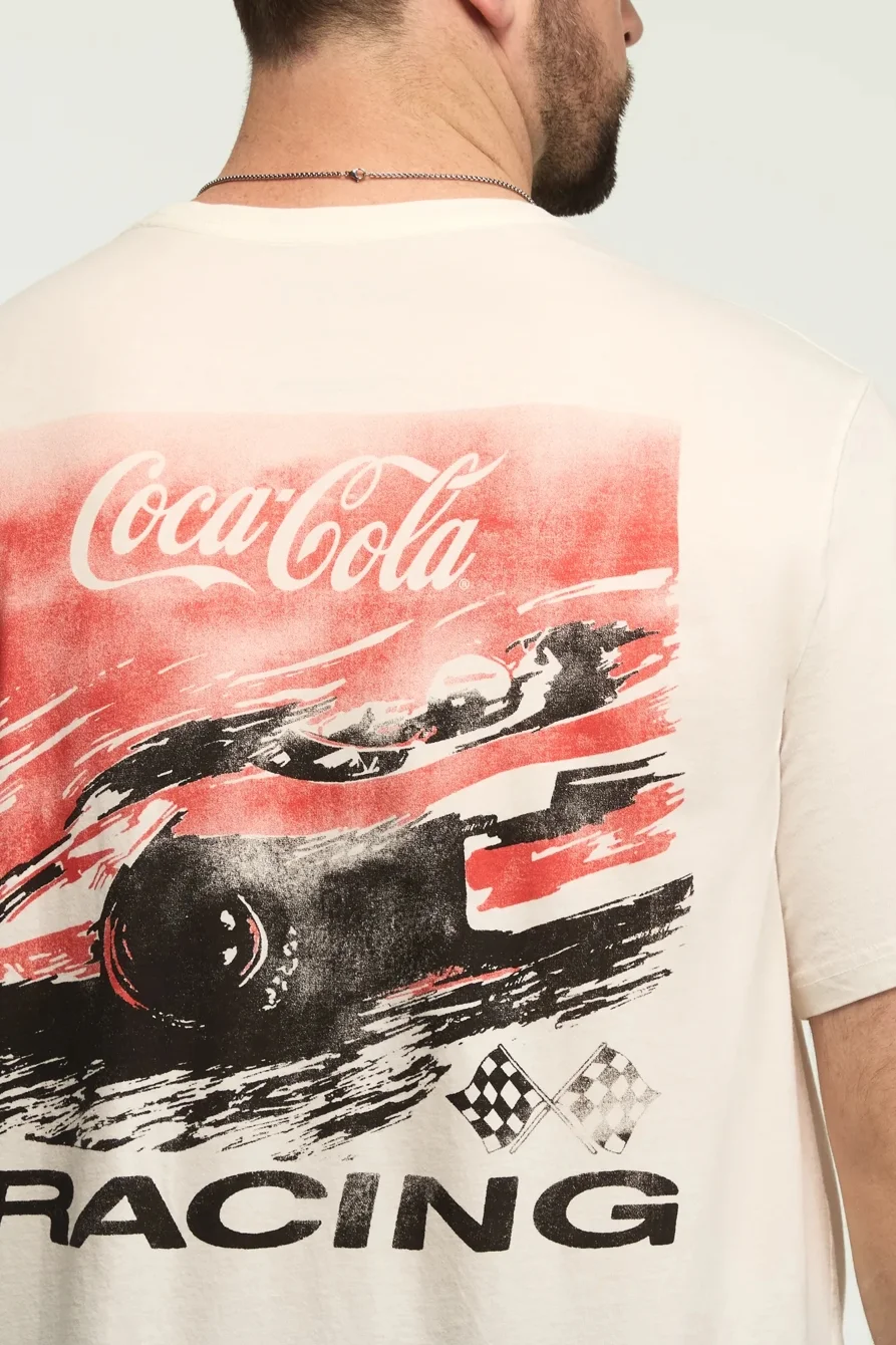 Image of Lucky Brand Coca Cola Racing in Marshmallow