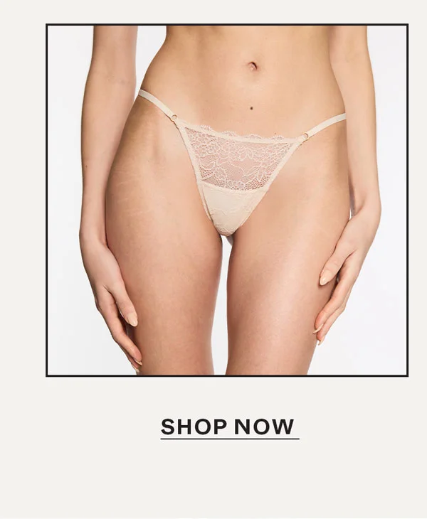 Lace String Thong Sand