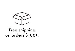 Free shipping on orders $100+