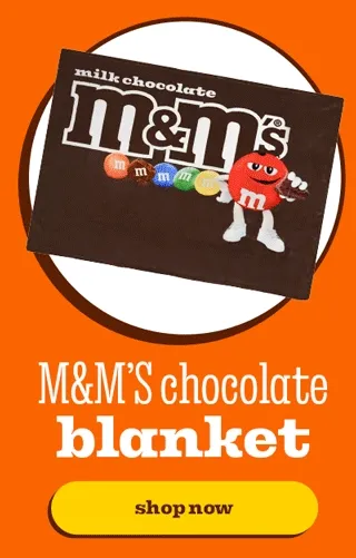 M&M'S CHOCOLATE BLANKET