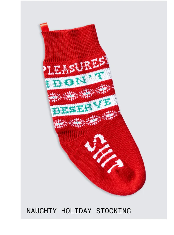 NAUGHTY HOLIDAY STOCKING