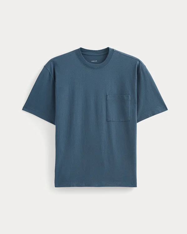 Image | Oversized Midweight Tee | Vintage Indigo
