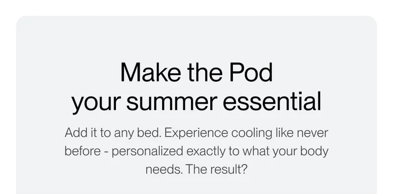Make the Pod your summer essential