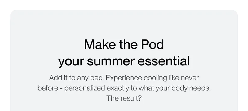 Make the Pod your summer essential