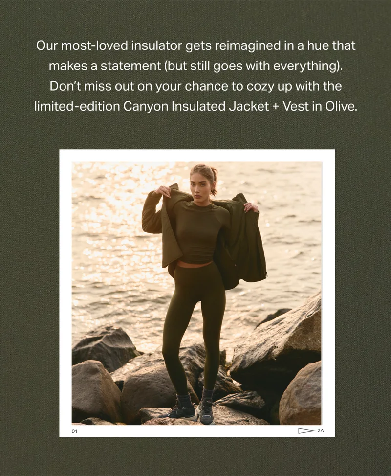 New Color: The Canyon Collection in Olive