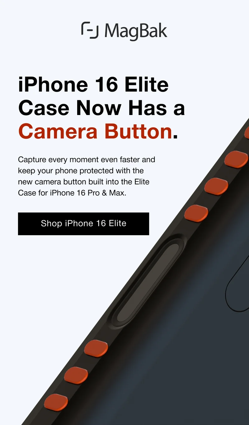 iPhone 16 Elite Case Now Has a Camera Button. Capture every moment even faster and keep your phone protected with the new camera button built into the Elite Case for iPhone 16 Pro & Max.