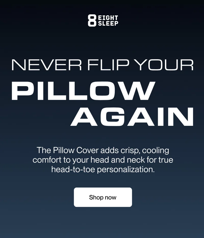 NEVER FLIP YOUR PILLOW AGAIN