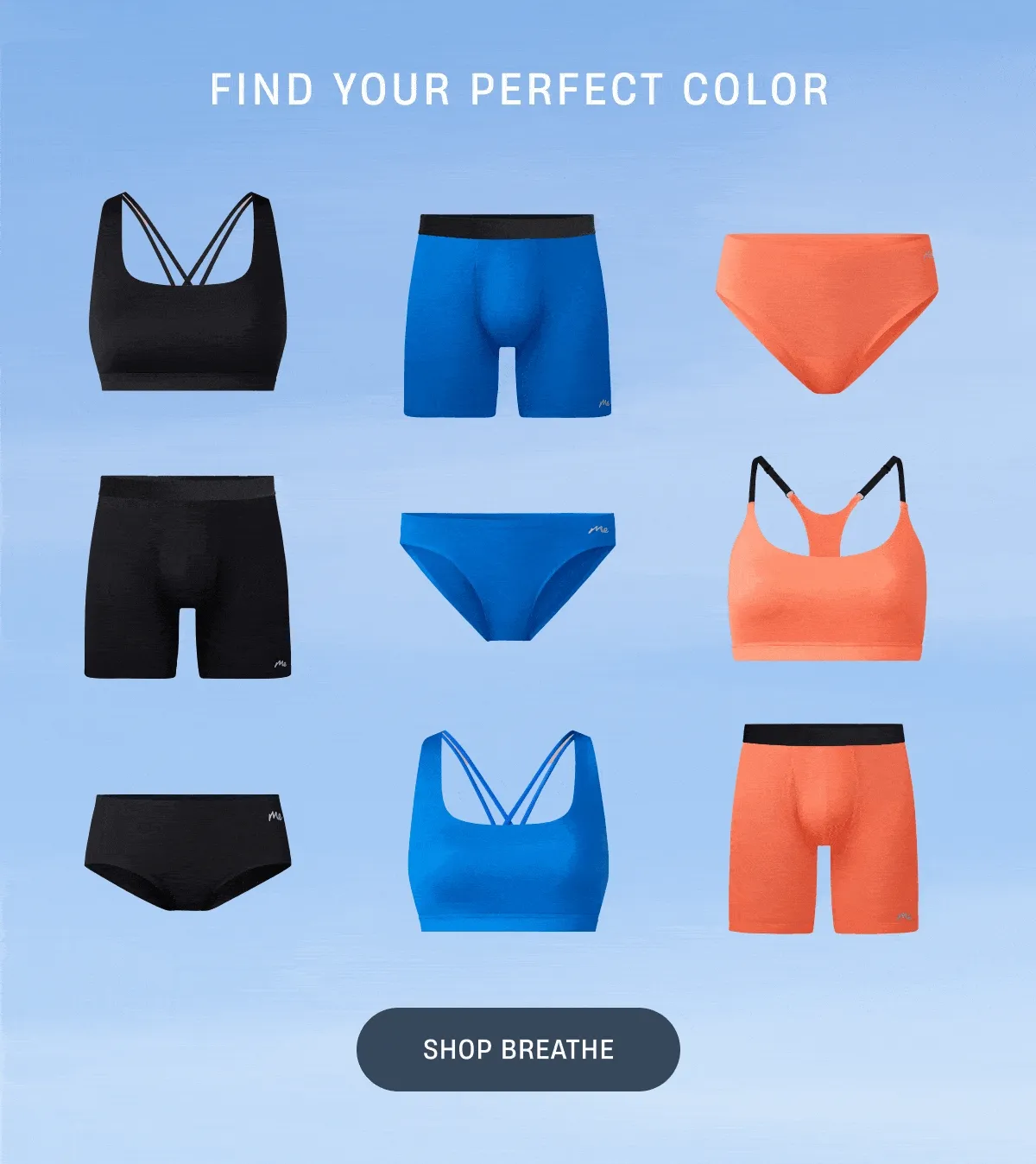 Find Your Perfect Color | Shop Breathe