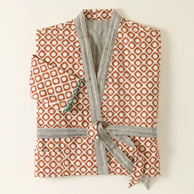 Print Swap Reversible Robe