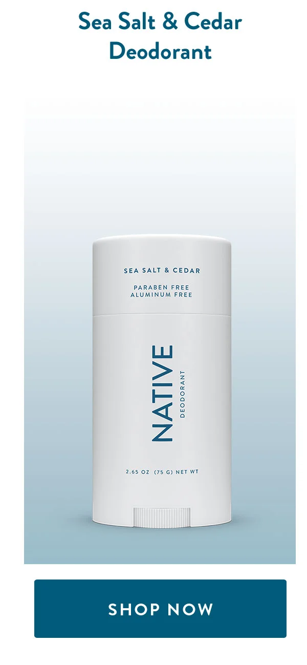 Sea Salt & Cedar Deodorant | SHOP NOW