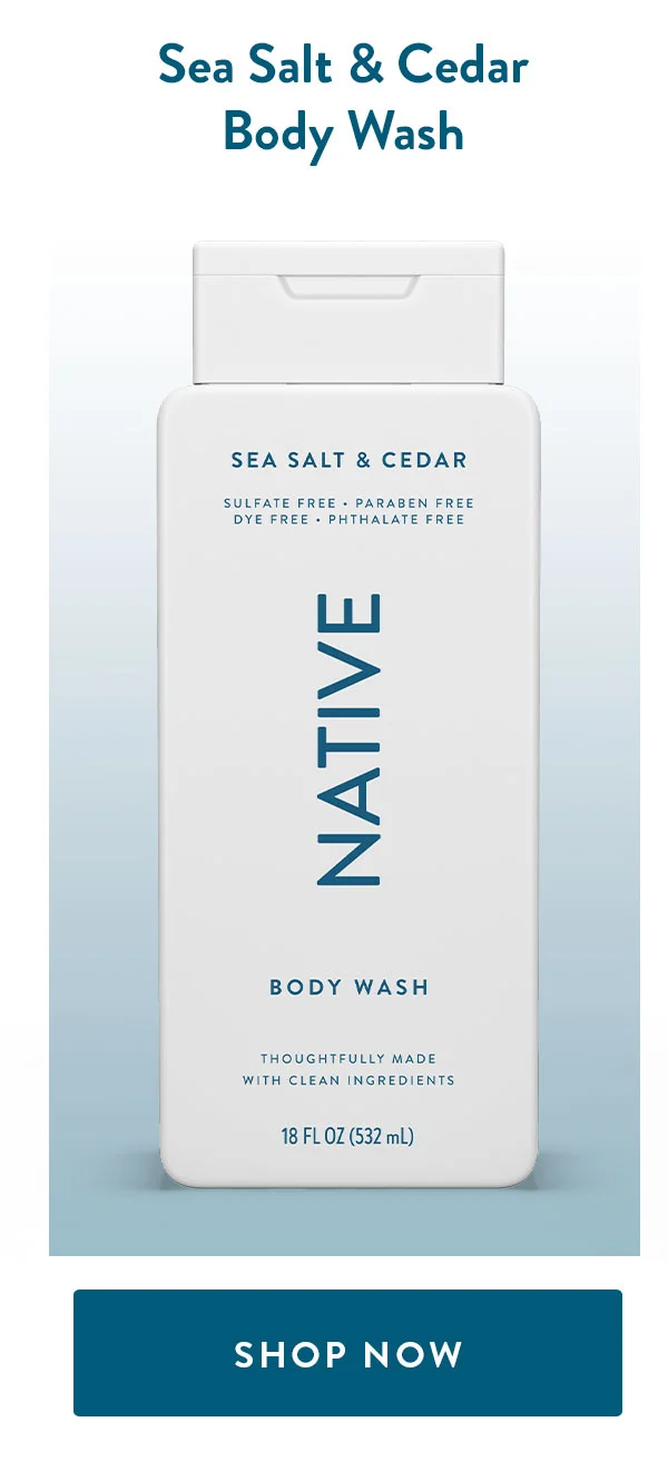 Sea Salt & Cedar Body Wash | SHOP NOW