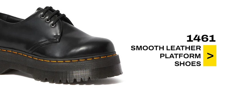 1461 Smooth Leather Platform Shoes
