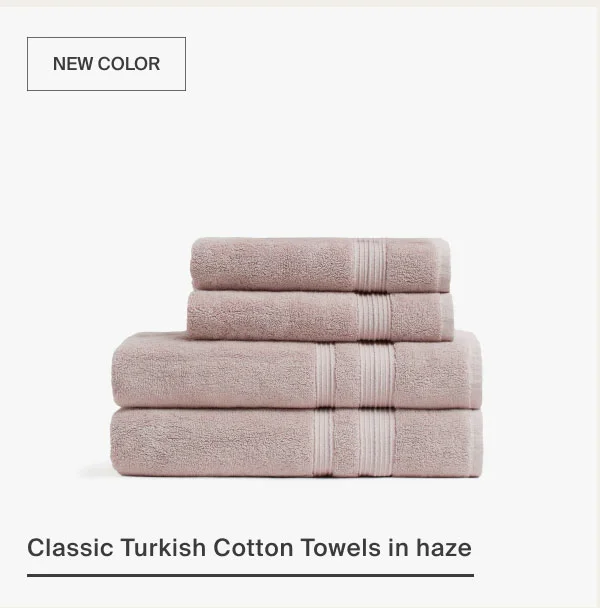 Classic Turkish Cotton Towels in haze