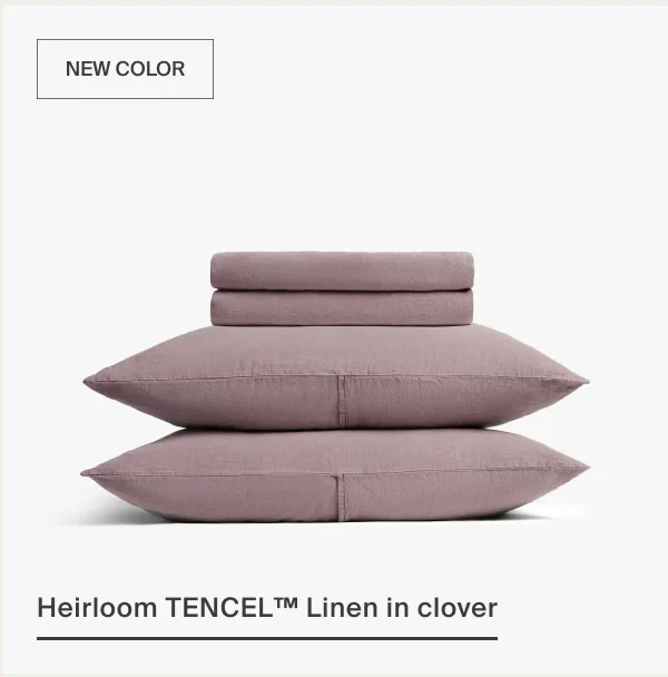 Heirloom TENCEL™ Linen Bedding in clover