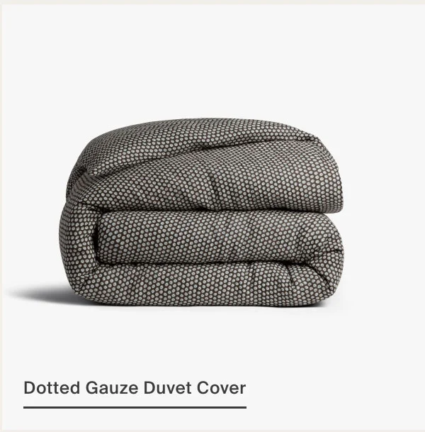 Dotted Gauze Duvet Cover