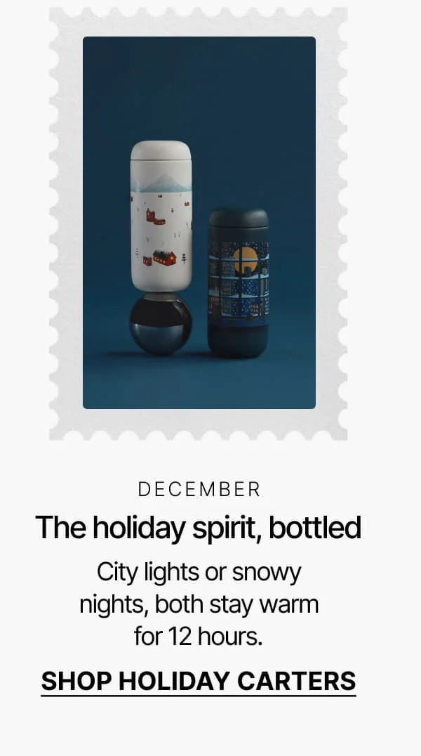 December: The holiday spirit, bottled. Shop Holiday Carters.