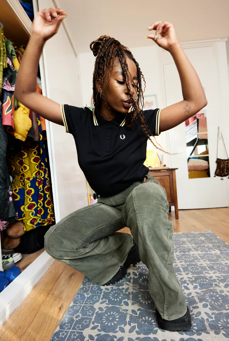 mi-el in the Fred Perry Shirt