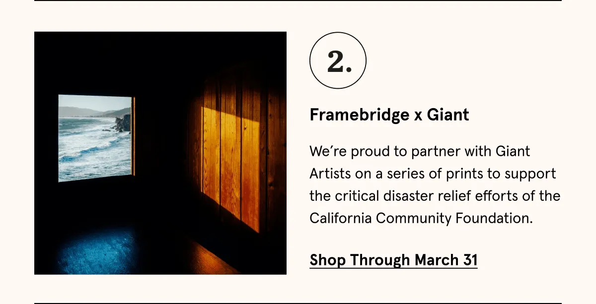 We’re proud to partner with Giant Artists on a series of prints to support the critical disaster relief efforts of the California Community Foundation.