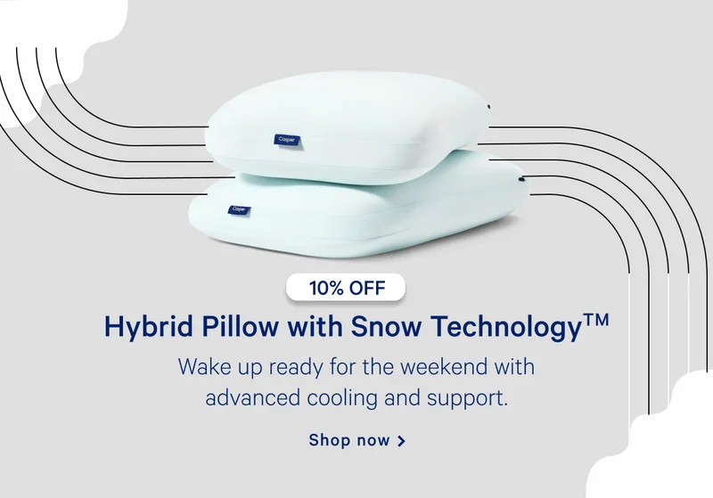 Hybrid Snow Pillow >> Wake up ready for the weekend with advanced cooling and support. >> Shop now >>