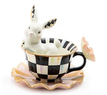 MacKenzie-Childs Teacup Bunny