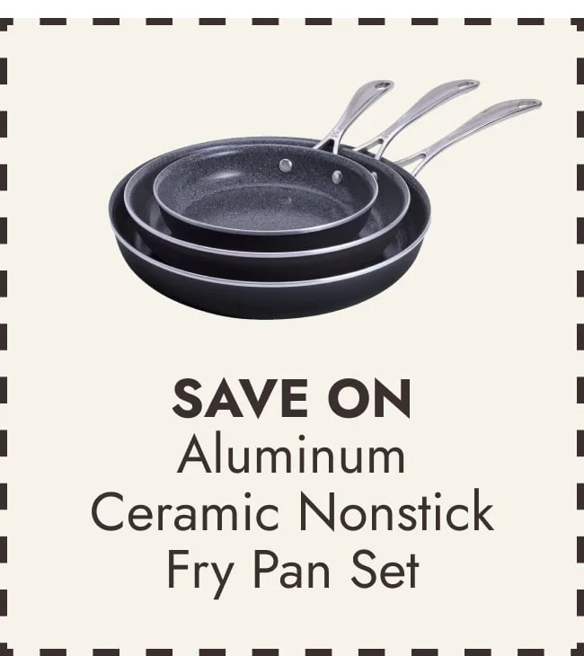Henckels Capri Ceramic 3-pc Aluminum Ceramic Nonstick Fry Pan Set - Grey