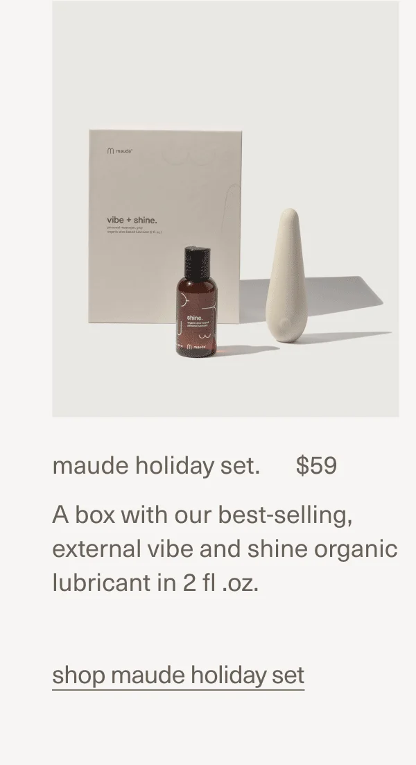 maude holiday set