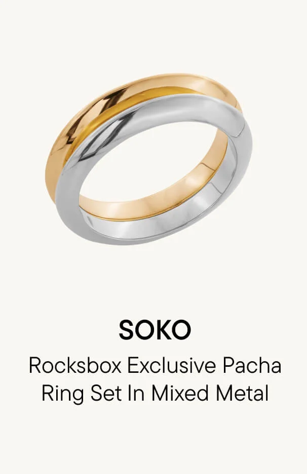 Rocksbox Exclusive Pacha Ring Set In Mixed Metal