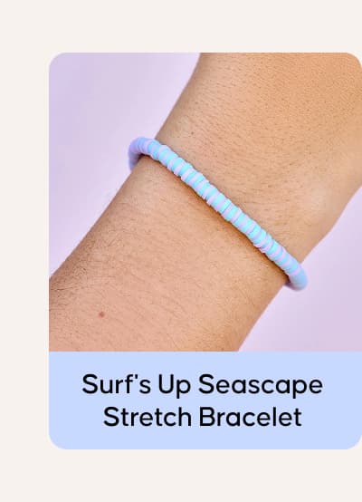 Surf's Up Seascape Stretch Bracelet
