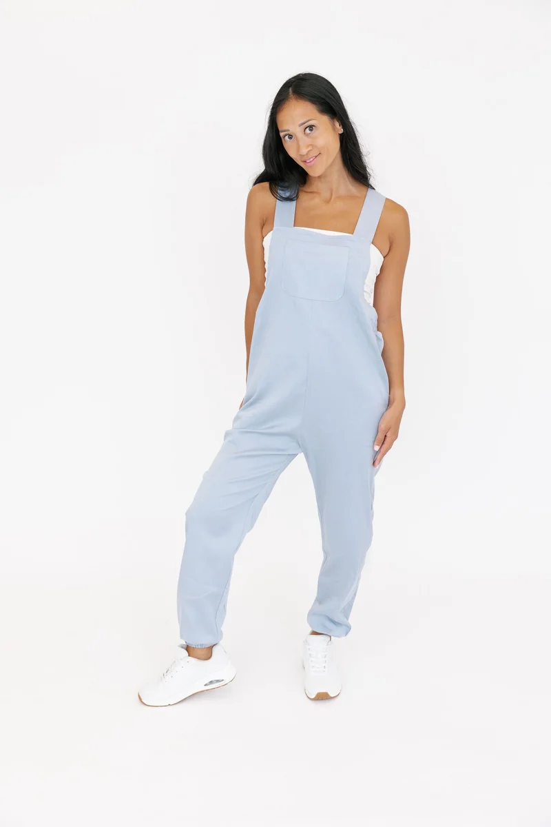 Image of Rachel Romperalls in Sky Blue