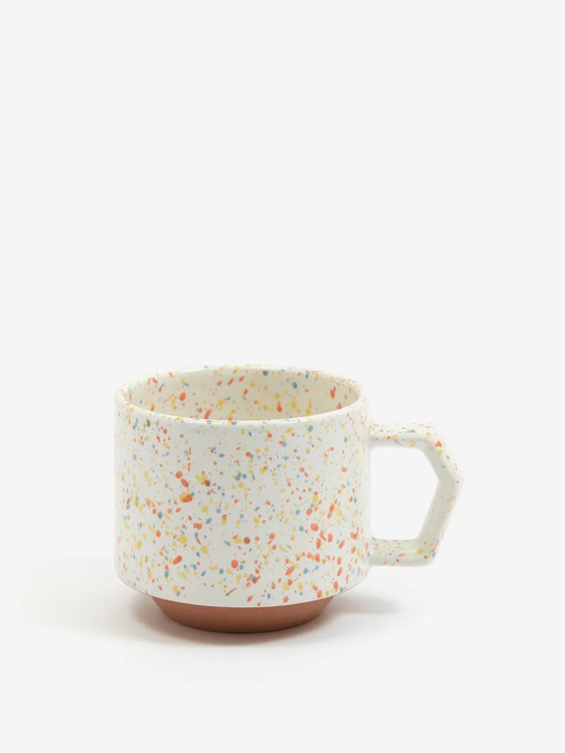 Image of Chips Japan Splash Stacking Mug - White/Orange
