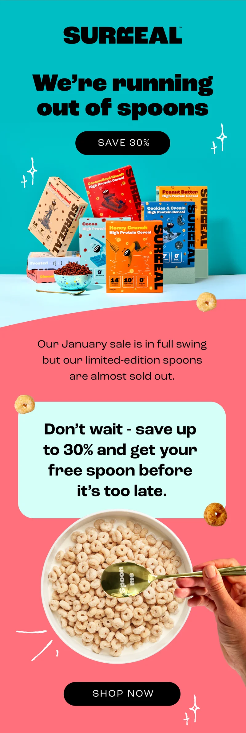 We’re running out of spoons.