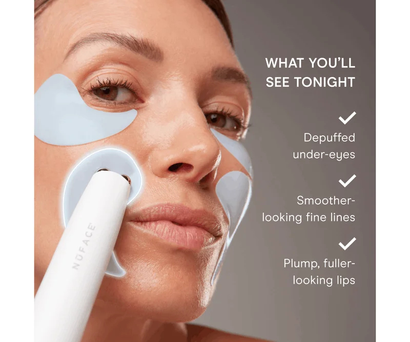 What you’ll see tonight: Depuffed under-eyes. Smoother-looking fine lines. Plump, fuller-looking lips.