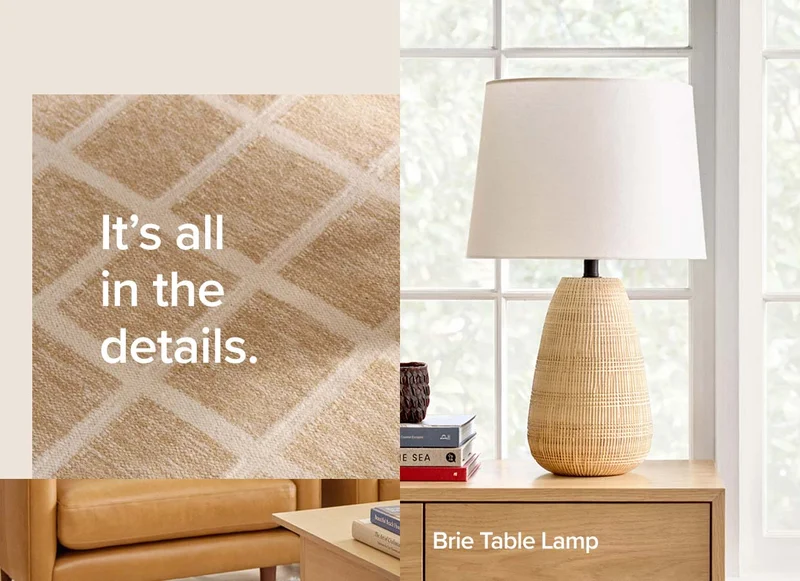 It's all in the details: shop now.