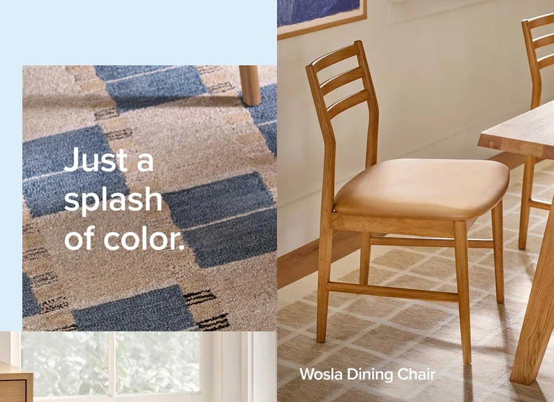 A splash of colour for the dining room.