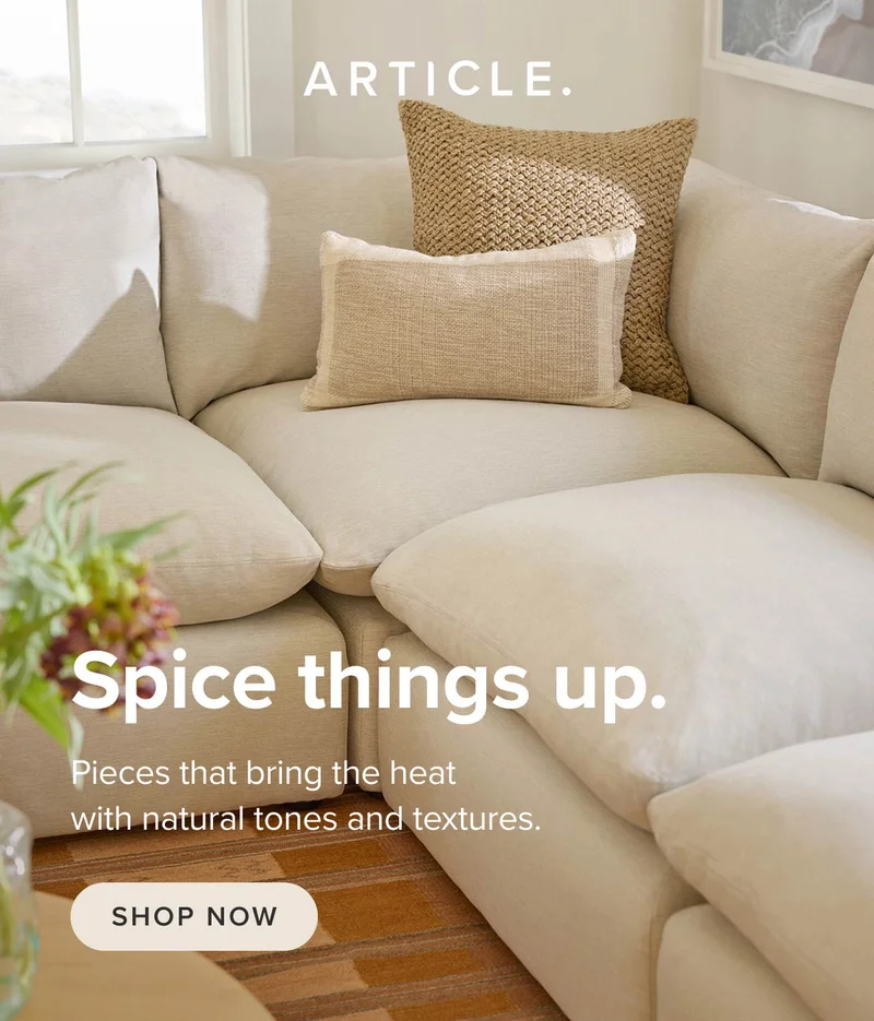 Spice things up: shop now.
