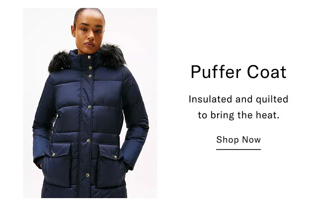 Puffer Coat Insulated and quilted to bring the heat. Shop Now