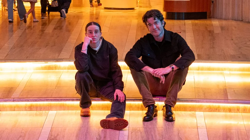 Robby Hoffman and John Mulaney
