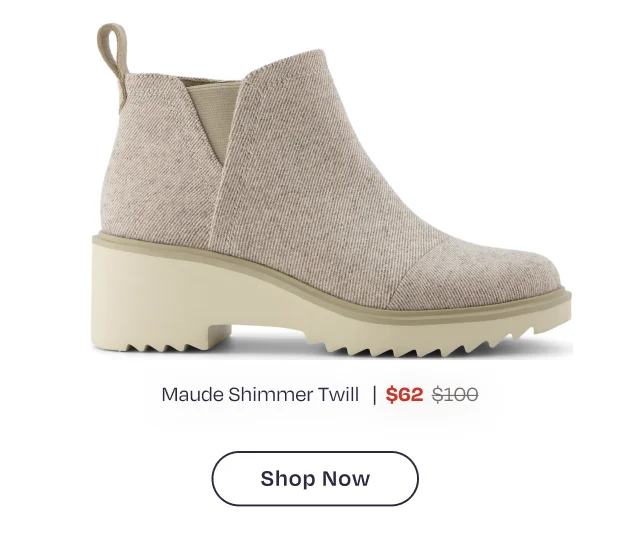 MAUDE SHIMMER TWILL