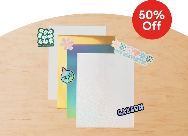 Save on sticker sheets.
