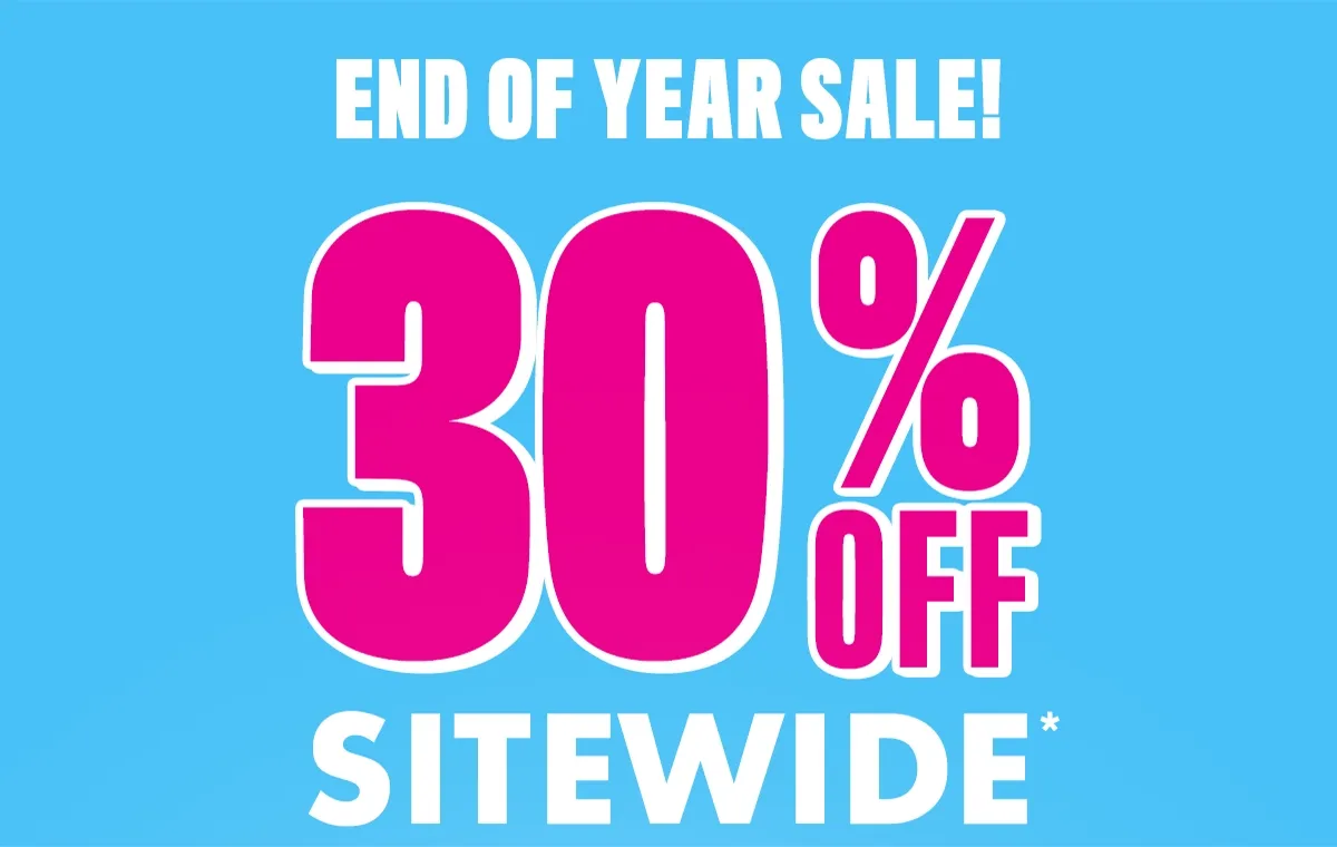 END OF YEAR SALE!