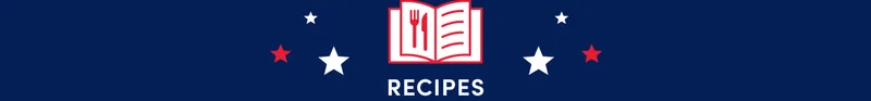 Oulined recipes book surrounded by stars