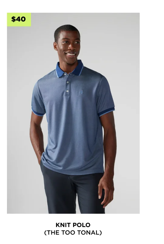 Knit Polo: The Too Tonal