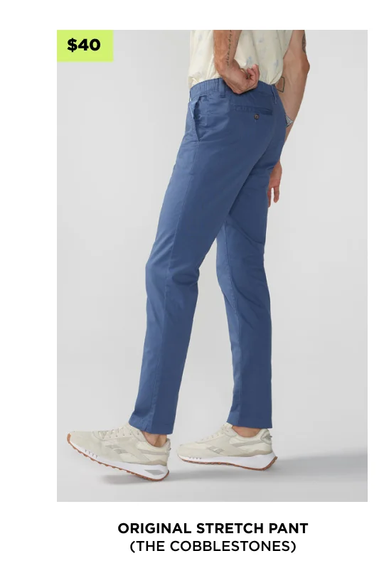 Originals Stretch Twill Pant: The Cobblestones