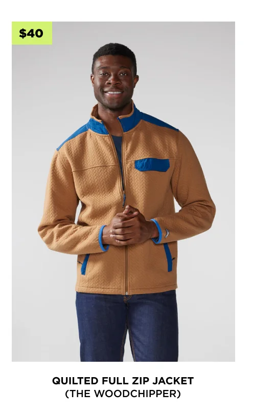 Quilted Full-Zip Jacket: The Woodchipper