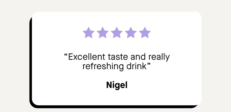 Excellent taste