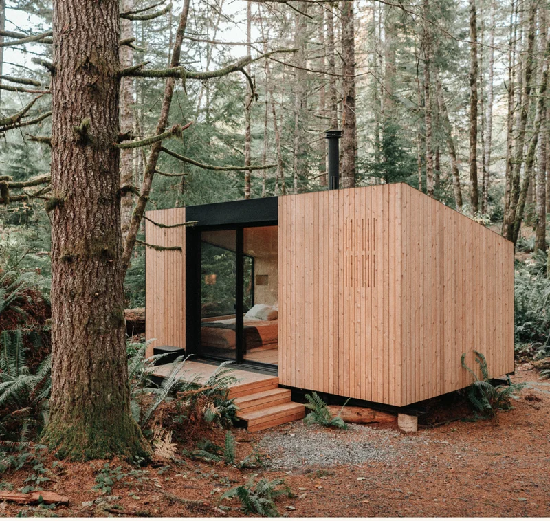 The story of The Woodlands Hideout, an idyllic retreat in the Oregon wilderness.
