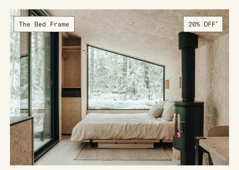 The Bed Frame, now 20%* off during The Fall Sale