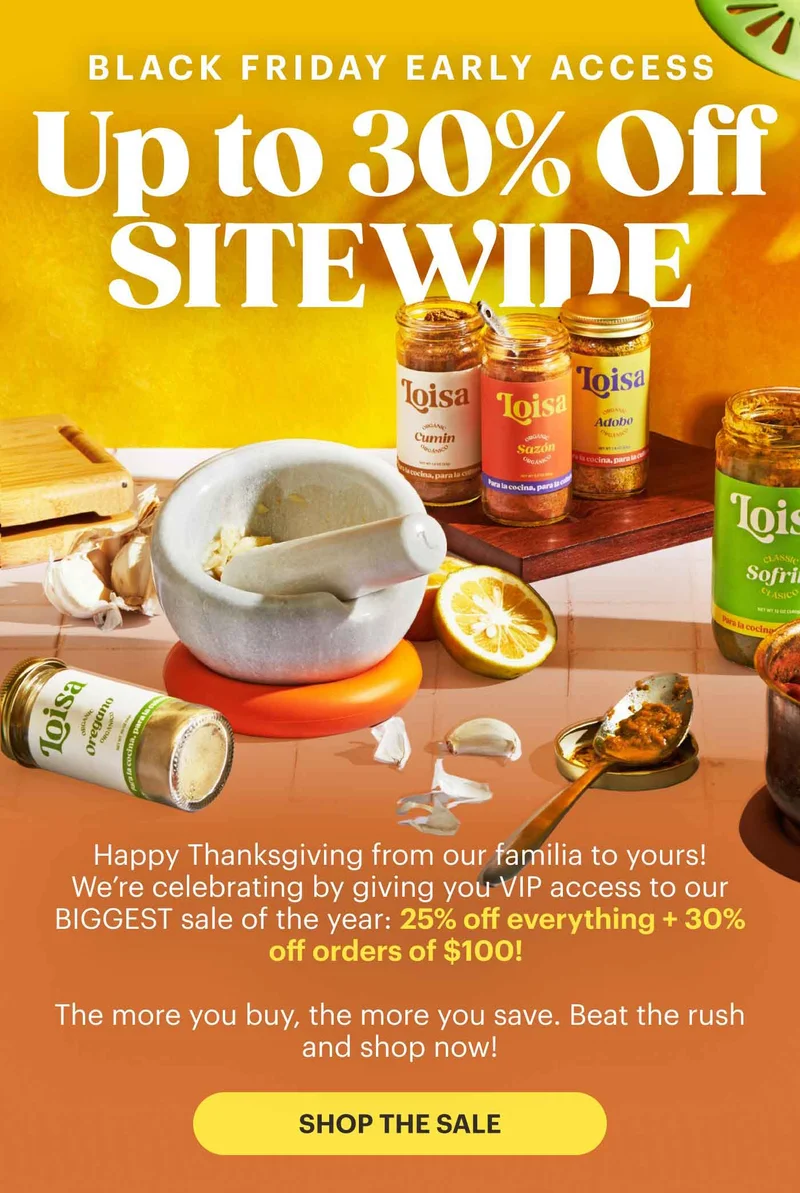 BLACK FRIDAY EARLY ACCESS  Up to 30% Off SITEWIDE