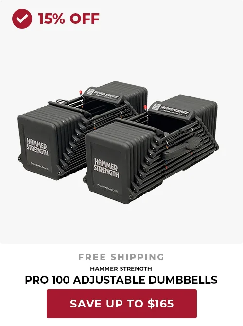 PRO 100 Adjustable Dumbbells | Save 15%