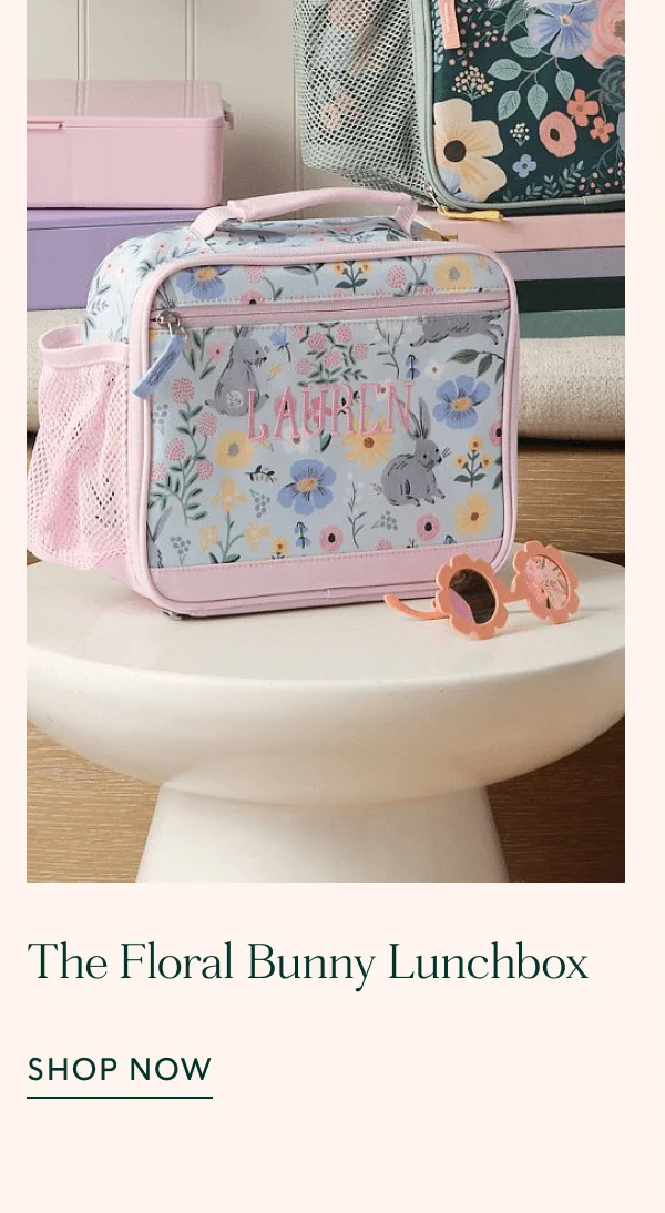 The Floral Bunny Lunchbox | SHOP NOW